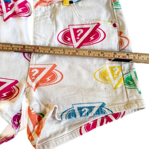 GUESS x J Balvin Colores Collection Womens 25 High-Waisted Mom Shorts Rainbow - Picture 8 of 13